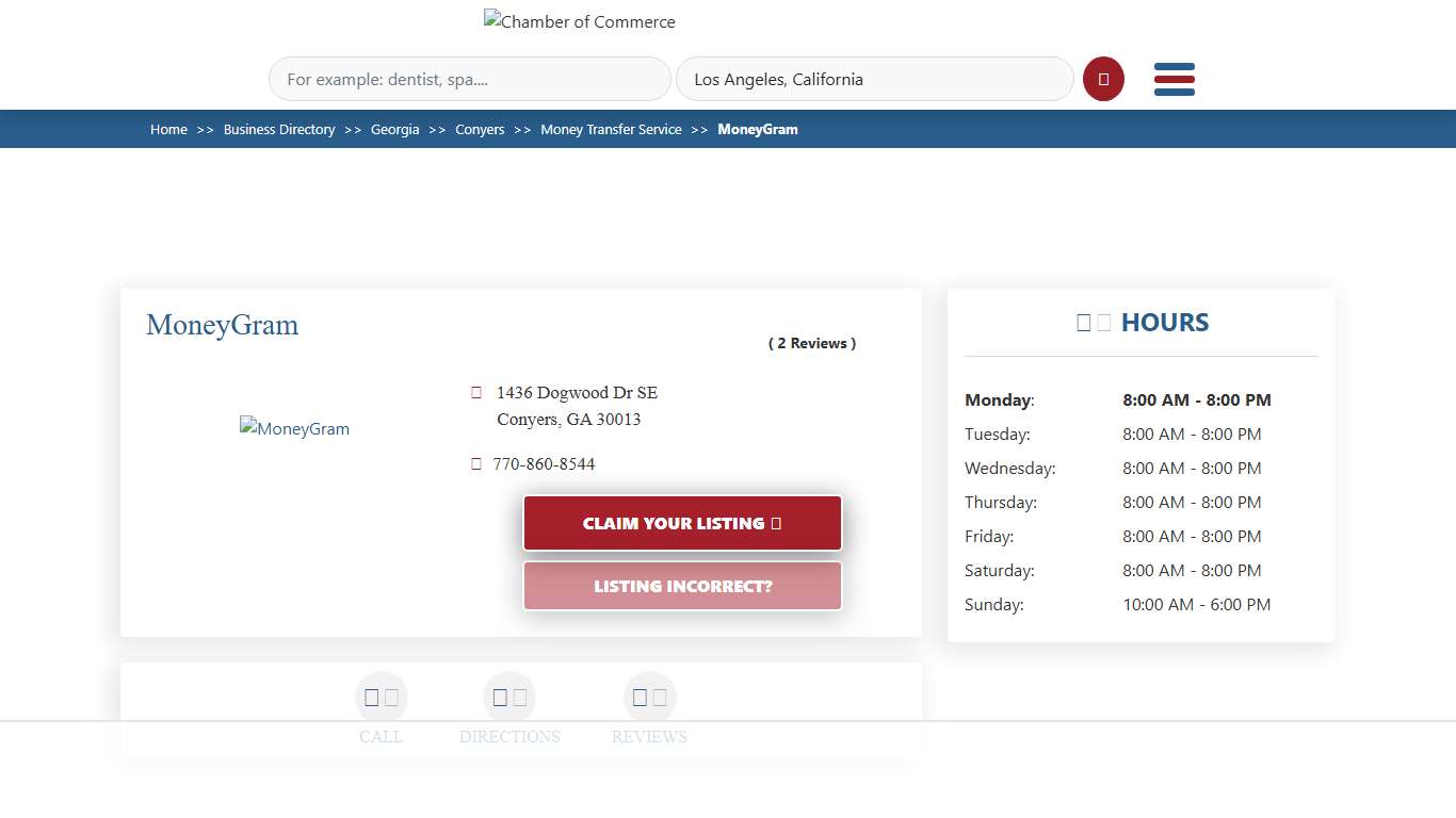 MoneyGram in Conyers, GA - Hours & Locations