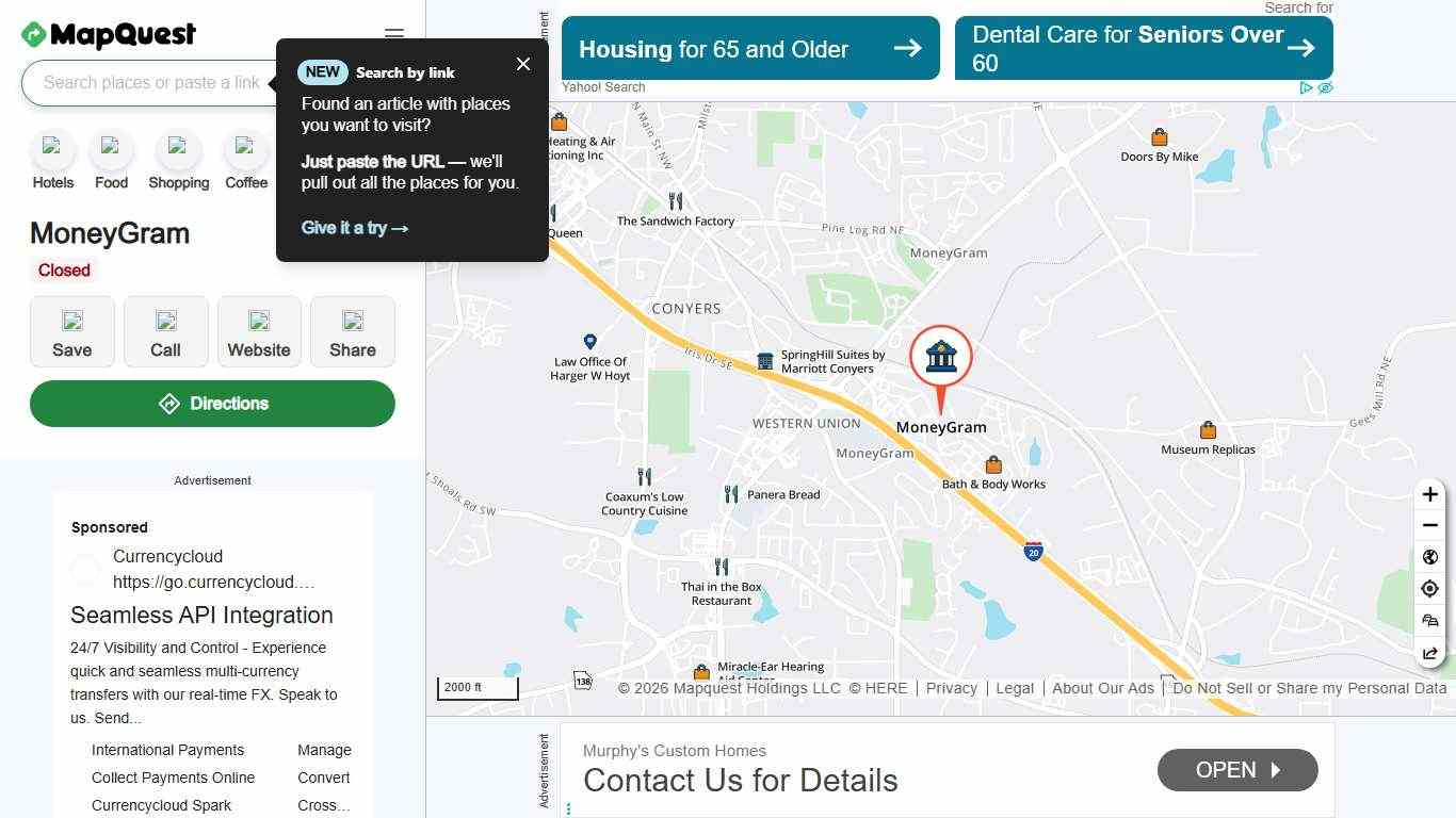 MoneyGram, 1436 Dogwood Dr SE, Conyers, GA 30013, US - MapQuest